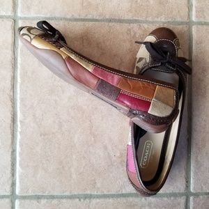 Coach Jasmine Patchwork Ballet Flats